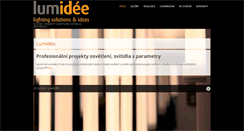 Desktop Screenshot of lumidee.cz