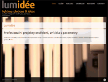 Tablet Screenshot of lumidee.cz